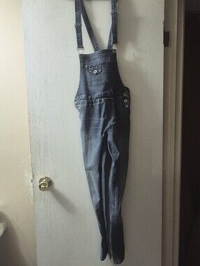 Women’s Dark Blue Denim Overalls Jeans